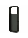 DKNY DKNY PU Leather Checkered Pattern and Stripe Zadní Kryt pro iPhone 17 Pro Black