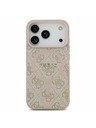 Guess Guess PU Leather 4G Colored Ring MagSafe Zadní Kryt pro iPhone 17 Pro Pink
