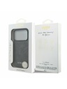 Guess Guess 4G Charm MagSafe Zadní Kryt pro iPhone 17 Pro Tone on Tone Grey