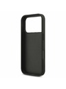 Guess Guess PU Fixed Glitter 4G Metal Logo Zadní Kryt pro iPhone 17 Pro Black
