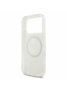 Guess Guess IML Flowers Allover Strap MagSafe Zadní Kryt pro iPhone 17 Pro White