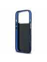 Guess Guess IML 4G Script Metal Logo Zadní Kryt pro iPhone 17 Pro Blue