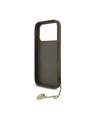 Guess Guess 4G Charm MagSafe Zadní Kryt pro iPhone 17 Pro Tone on Tone Brown