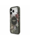 Guess Guess IML Flowers Strap MagSafe Zadní Kryt pro iPhone 17 Pro Black