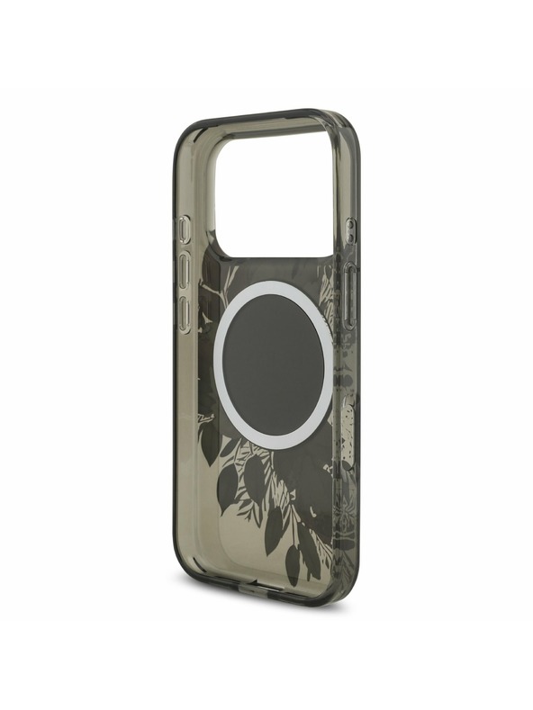 Guess Guess IML Flowers Strap MagSafe Zadní Kryt pro iPhone 17 Pro Black