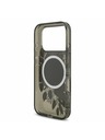 Guess Guess IML Flowers Strap MagSafe Zadní Kryt pro iPhone 17 Pro Black