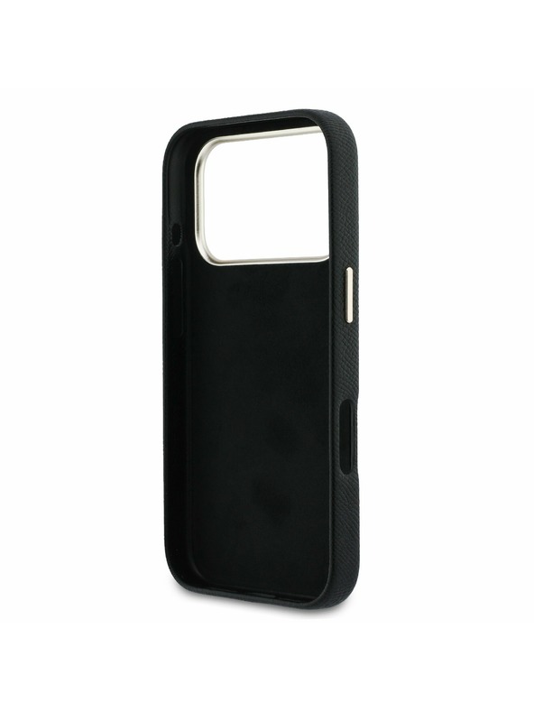 Guess Guess PU Resin Logo Zadní Kryt pro iPhone 17 Pro Black