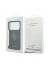 Guess Guess PU Resin Logo Zadní Kryt pro iPhone 17 Pro Black