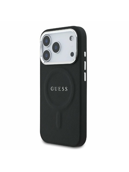 Guess Guess PU Saffiano MagSafe Zadní Kryt pro iPhone 17 Pro Black