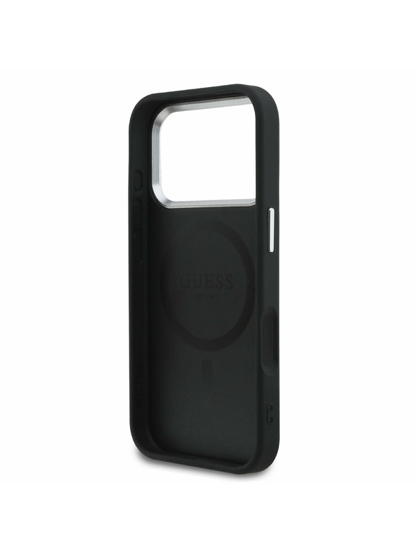 Guess Guess PU Saffiano MagSafe Zadní Kryt pro iPhone 17 Pro Black