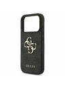 Guess Guess PU 4G Metal Logo Zadní Kryt pro iPhone 17 Pro Grey