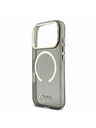 Guess Guess IML Glitter Script Strap MagSafe Zadní Kryt pro iPhone 17 Pro Black