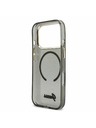 Guess Guess IML Glitter Script Strap MagSafe Zadní Kryt pro iPhone 17 Pro Black