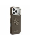 Guess Guess PU Resin Logo Zadní Kryt pro iPhone 17 Pro Brown