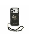 Guess Guess PU 4G Metal Logo Strap Zadní Kryt pro iPhone 17 Pro Black