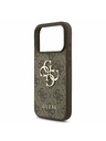 Guess Guess PU 4G Metal Logo Zadní Kryt pro iPhone 17 Pro Brown