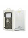 Guess Guess PU 4G Metal Logo Zadní Kryt pro iPhone 17 Pro Brown