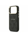 Guess Guess PU Leather 4G Gold Frame MagSafe Zadní Kryt pro iPhone 17 Pro Black