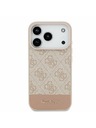 Guess Guess PU 4G Stripe Zadní Kryt pro iPhone 17 Pro Pink