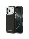 Karl Lagerfeld Karl Lagerfeld Grained PU Repeated Logo MagSafe Zadní Kryt pro iPhone 17 Pro Black