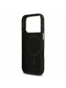 Karl Lagerfeld Karl Lagerfeld Grained PU Repeated Logo MagSafe Zadní Kryt pro iPhone 17 Pro Black