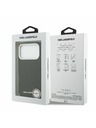 Karl Lagerfeld Karl Lagerfeld Grained PU Repeated Logo MagSafe Zadní Kryt pro iPhone 17 Pro Black