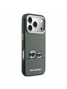 Karl Lagerfeld Karl Lagerfeld IML K&CH Heads Logo MagSafe Zadní Kryt pro iPhone 17 Pro Black