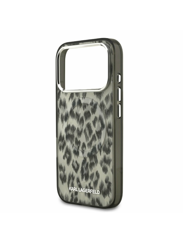Karl Lagerfeld Karl Lagerfeld IML Leopard MagSafe Zadní Kryt pro iPhone 17 Pro Brown
