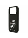 Karl Lagerfeld Karl Lagerfeld Liquid Silicone K&CH Sketch MagSafe Zadní Kryt pro iPhone 17 Pro Black