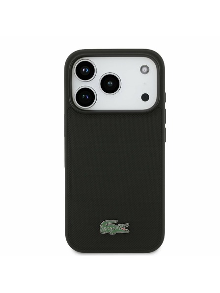 Lacoste Lacoste Iconic Petit Pique MagSafe Zadní Kryt + Peněženka pro iPhone 17 Pro Black
