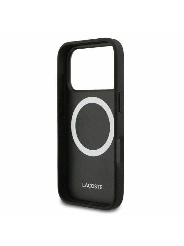 Lacoste Lacoste Iconic Petit Pique MagSafe Zadní Kryt + Peněženka pro iPhone 17 Pro Black