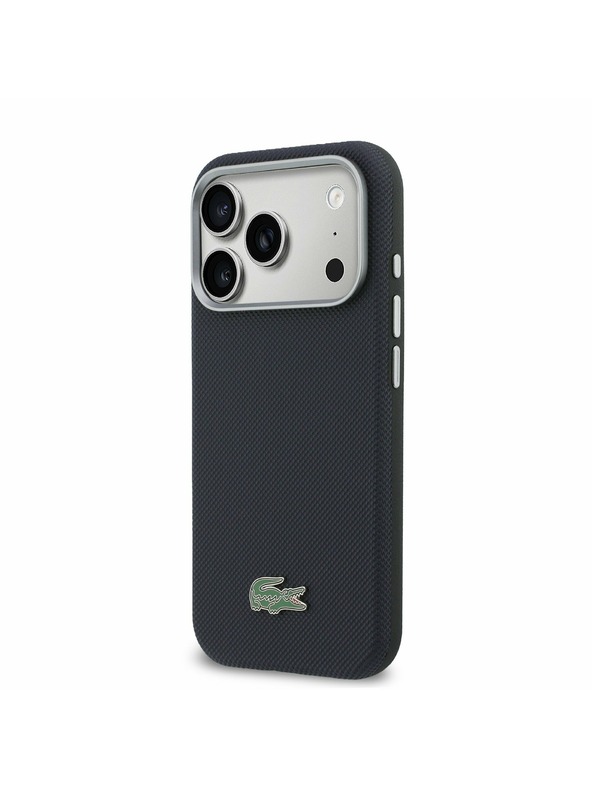 Lacoste Lacoste PVC Petit Pique Semi Wrap MagSafe Kryt pro iPhone 17 Pro Navy