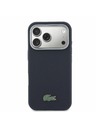 Lacoste Lacoste PVC Petit Pique Semi Wrap MagSafe Kryt pro iPhone 17 Pro Navy
