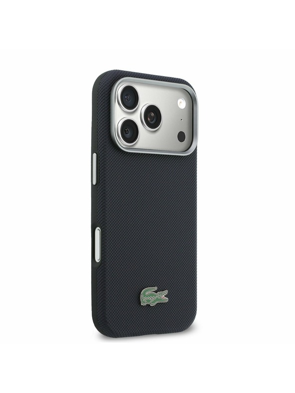 Lacoste Lacoste PVC Petit Pique Semi Wrap MagSafe Kryt pro iPhone 17 Pro Navy