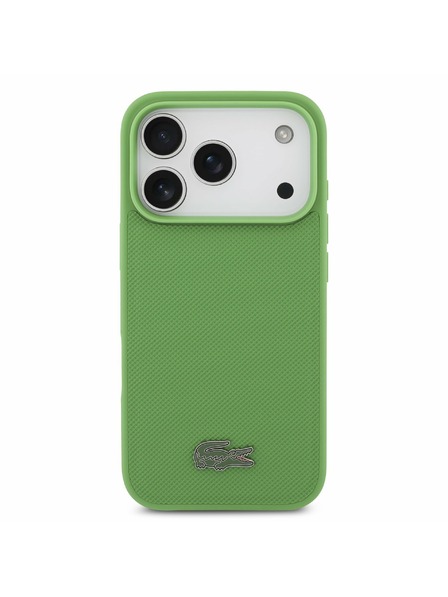 Lacoste Lacoste Iconic Petit Pique MagSafe Zadní Kryt + Peněženka pro iPhone 17 Pro Green