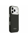 Lacoste Lacoste PU Leather Champs Elysees MagSafe Zadní Kryt pro iPhone 17 Pro Black