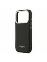Lacoste Lacoste PU Leather Champs Elysees MagSafe Zadní Kryt pro iPhone 17 Pro Black
