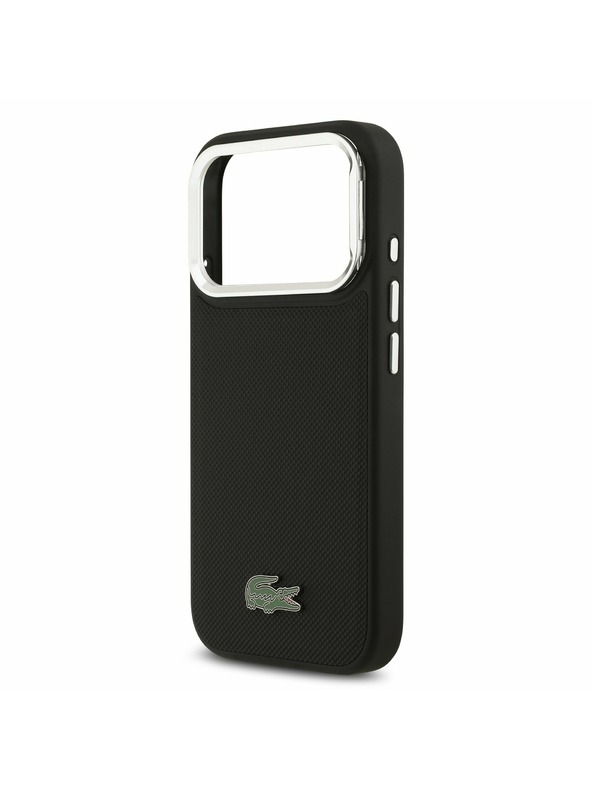 Lacoste Lacoste Iconic Petit Pique Camera Stand MagSafe Zadní Kryt pro iPhone 17 Pro Black