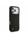 Mercedes Mercedes Leather Laurel Leaves MagSafe Zadní Kryt pro iPhone 17 Pro Black