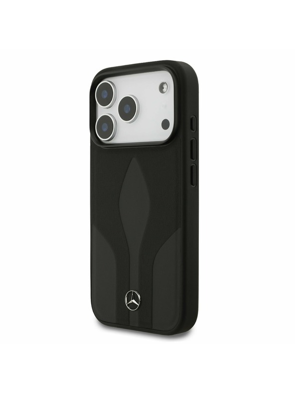 Mercedes Mercedes Leather The Move MagSafe Zadní Kryt pro iPhone 17 Pro Black