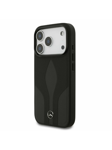 Mercedes Mercedes Leather The Move MagSafe Zadní Kryt pro iPhone 17 Pro Black