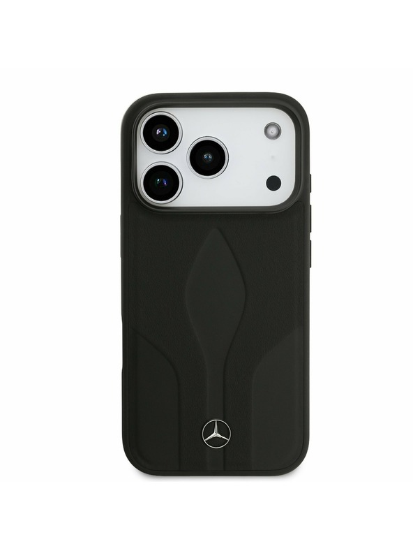 Mercedes Mercedes Leather The Move MagSafe Zadní Kryt pro iPhone 17 Pro Black