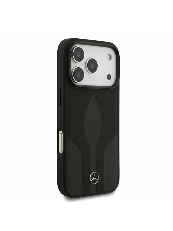 Mercedes Mercedes Leather The Move MagSafe Zadní Kryt pro iPhone 17 Pro Black