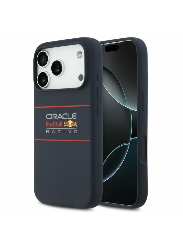 Red Bull Red Bull Silicone Horizontal Logo MagSafe Zadní Kryt pro iPhone 17 Pro Navy