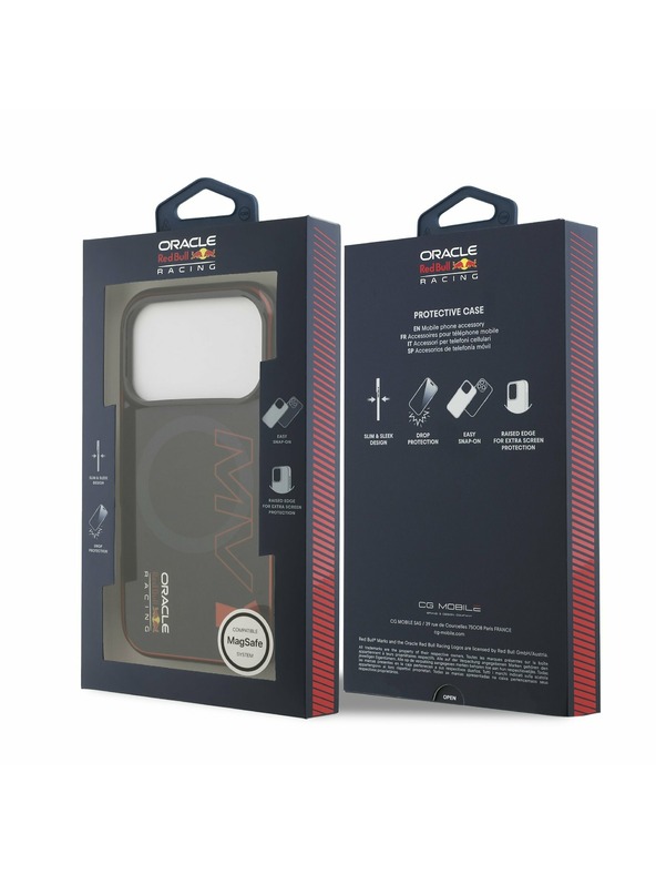 Red Bull Red Bull PC Double Layer Vertical MV1 MagSafe Zadní Kryt pro iPhone 17 Pro Navy
