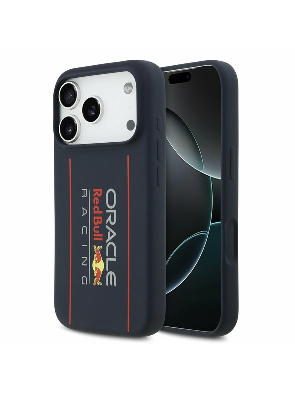 Red Bull Red Bull Silicone Vertical Logo MagSafe Zadní Kryt pro iPhone 17 Pro Navy