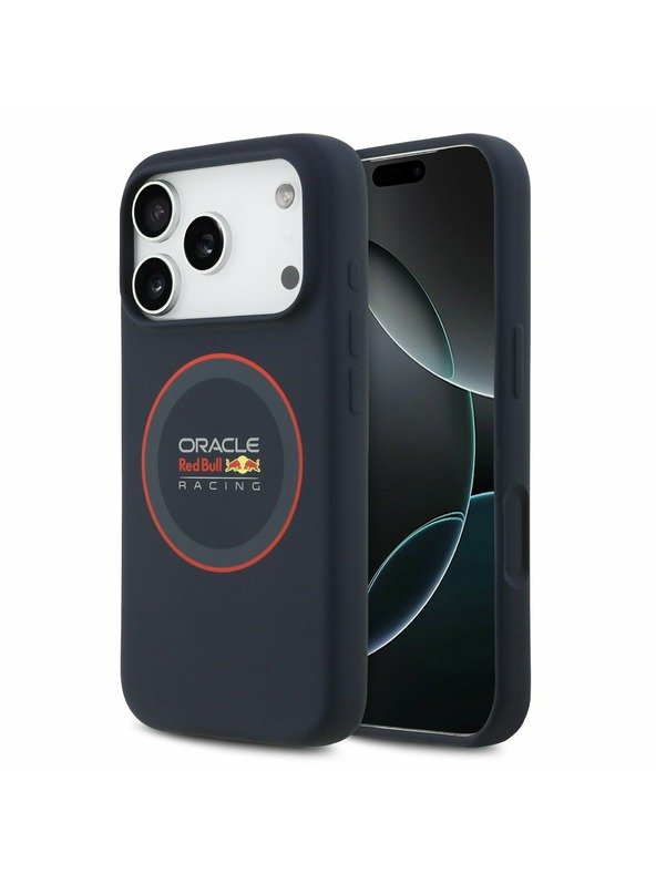 Red Bull Red Bull Silicone Red Ring MagSafe Zadní Kryt pro iPhone 17 Pro Navy