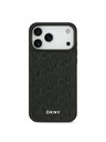 DKNY DKNY PU Leather Grid Pattern Magsafe Zadní Kryt pro iPhone 17 Pro Max Black