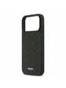 DKNY DKNY PU Leather Grid Pattern Magsafe Zadní Kryt pro iPhone 17 Pro Max Black