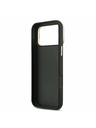 Guess Guess PU Grained 4G Logo Stand Camera Frame Zadní Kryt pro iPhone 17 Pro Max Black